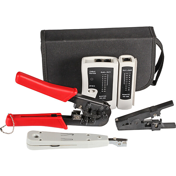 EFB-Elektronik Werkzeugset Netzwerke 4-teilig mit Tasche 39919.1V2
